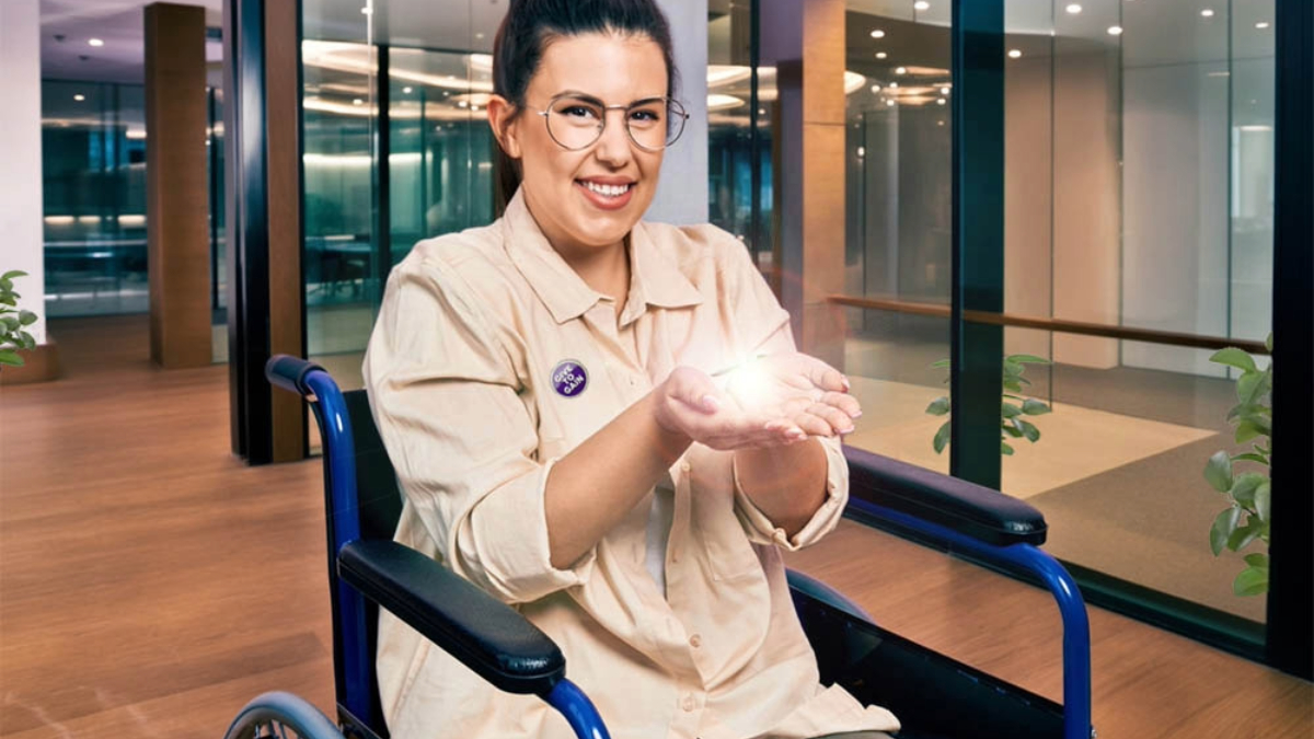 Learner in wheelchair celebrates IWD