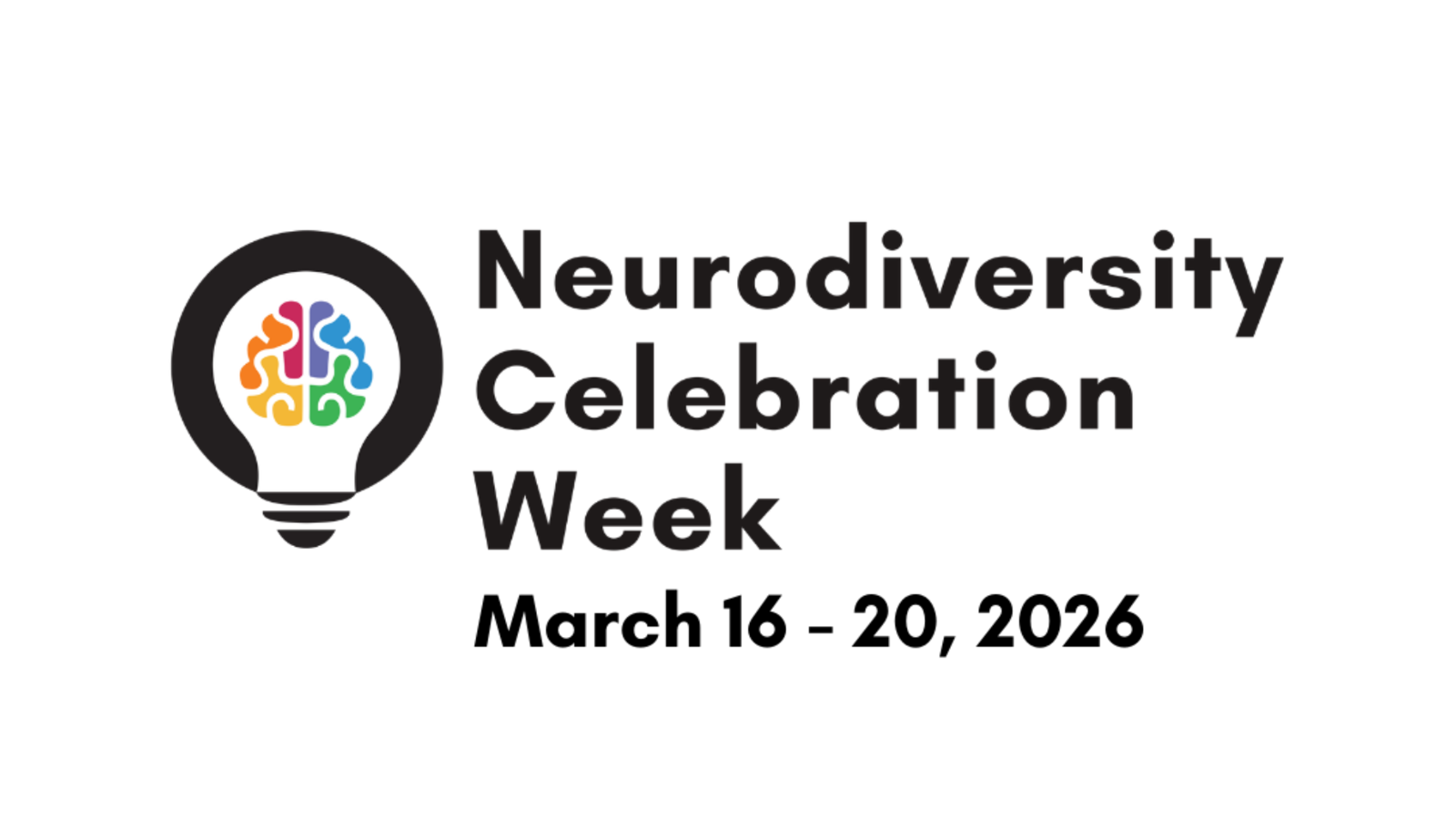 Neurodiversity Celebration Week Logo 2026